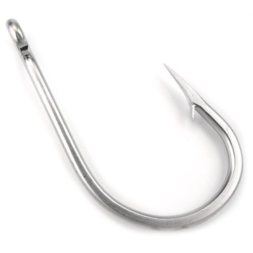 Mustad Tuna Single 11/0 Fishing Hook - Premium Saltwater Hooks for Big Game Fishing, Tuna, Marlin & Offshore Angling