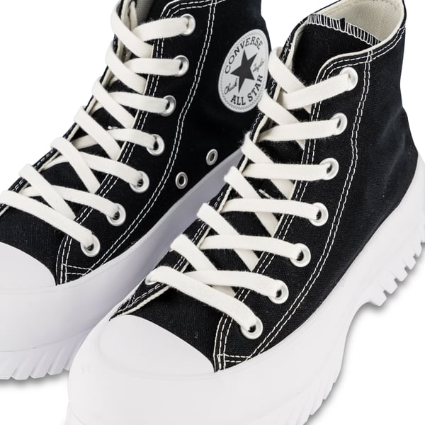 Converse Chuck Taylor Lugged High Top Sneakers for Men & Women - Black Canvas Shoes for Casual Wear, Street Style & Everyday Fashion