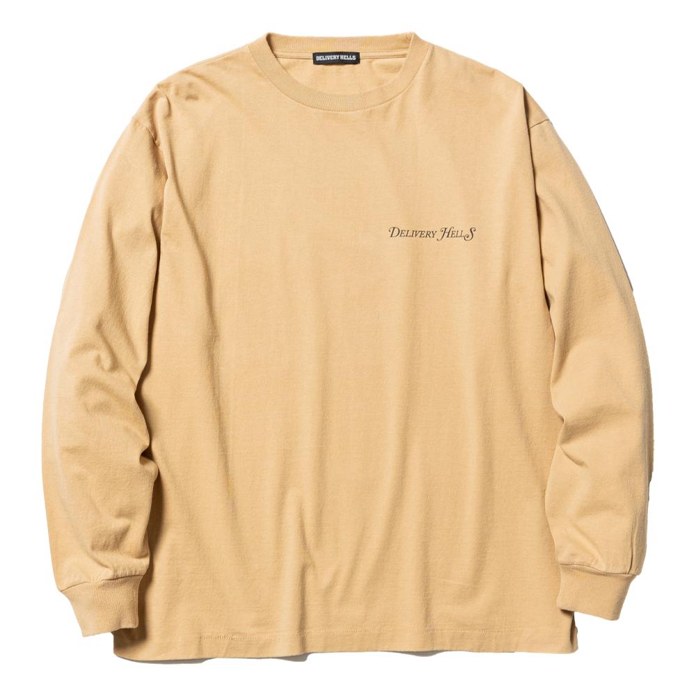 FlagStuff Play Long Sleeve T-Shirt for Men & Women - Soft Cotton Camel Color Tee - Casual Wear, Outdoor Activities, and Everyday Comfort