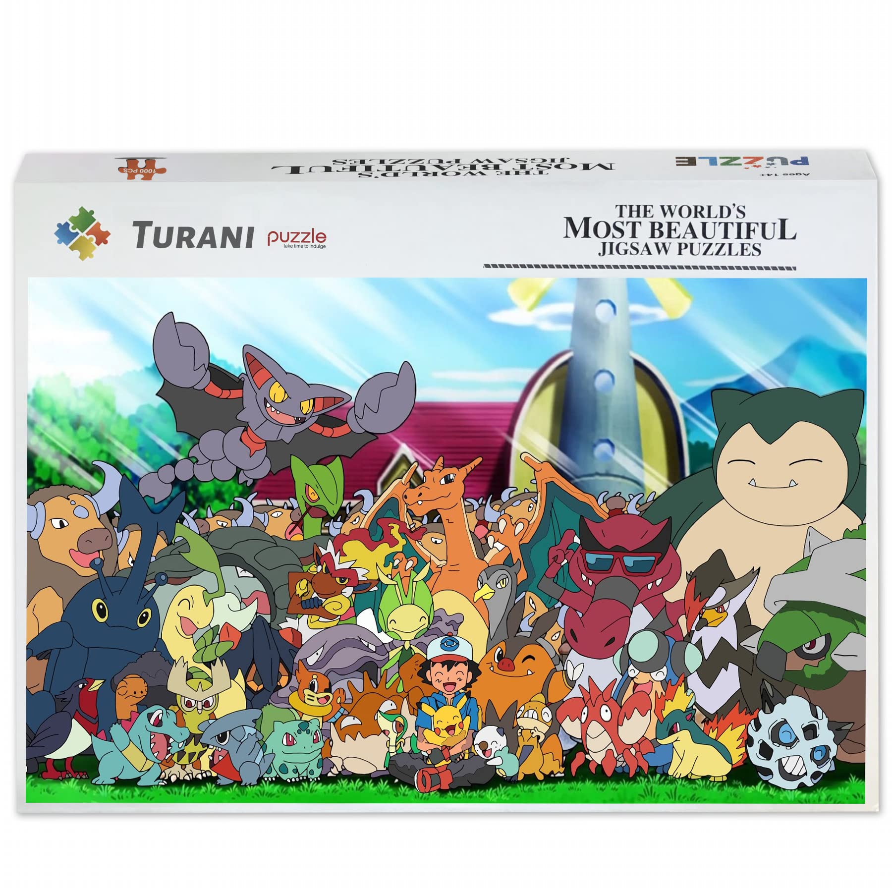 Turani 1000-Piece Wooden Jigsaw Puzzle for Adults - Premium Wooden Puzzle with Challenging Design - Perfect for Family Game Night, Stress Relief & Home Decor