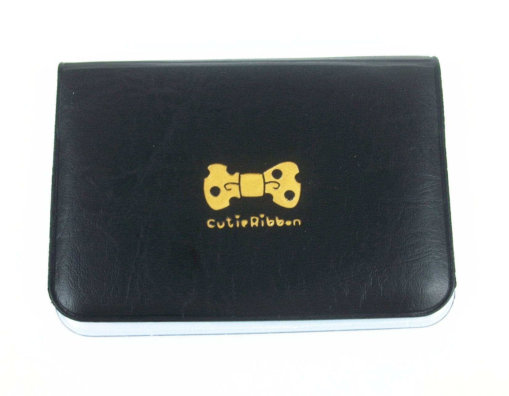 Premium Multi-Color PVC Leather Business Card Holder - Slim Credit Card Wallet with ID Window & Cash Pocket (Black) - Perfect for Office Professionals, Networking Events & Daily Essentials Organization