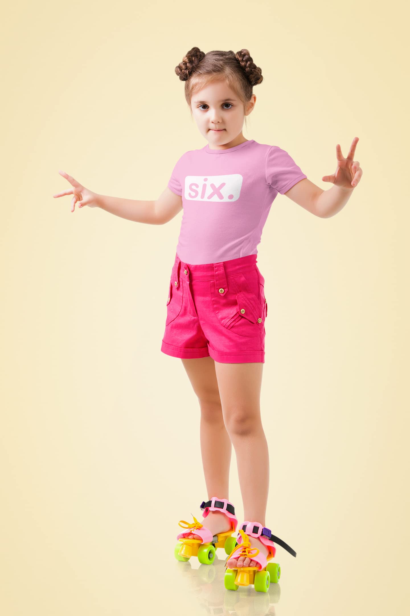 Happy 6th Birthday Outfit for Girls - Cute Toddler Birthday Shirt for 6 Year Olds | Perfect Gift for Birthday Parties & Celebrations