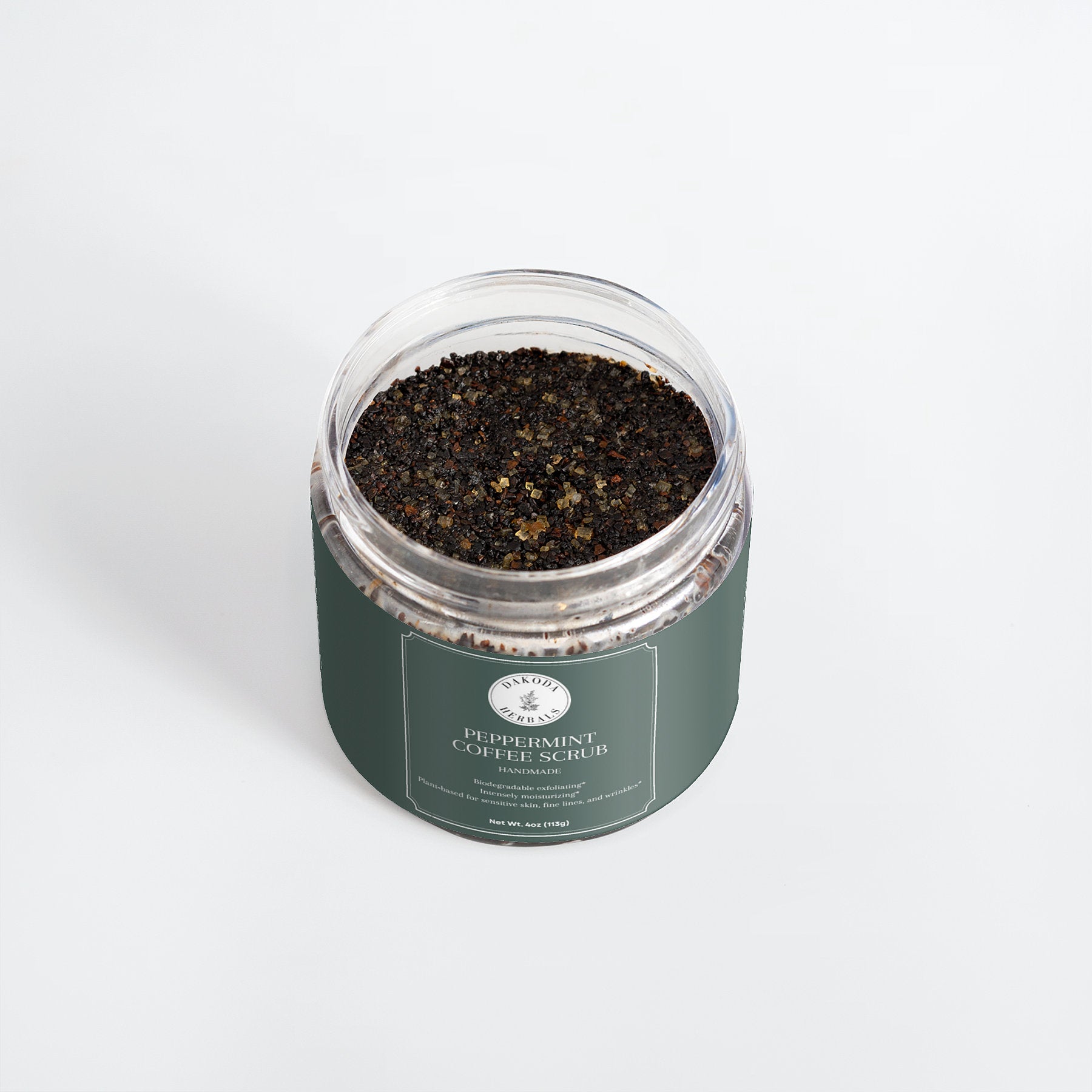 Peppermint Coffee Scrub - Exfoliating Body Scrub with Natural Ingredients for Smooth Skin | Perfect for Spa Day & Self-Care Routine