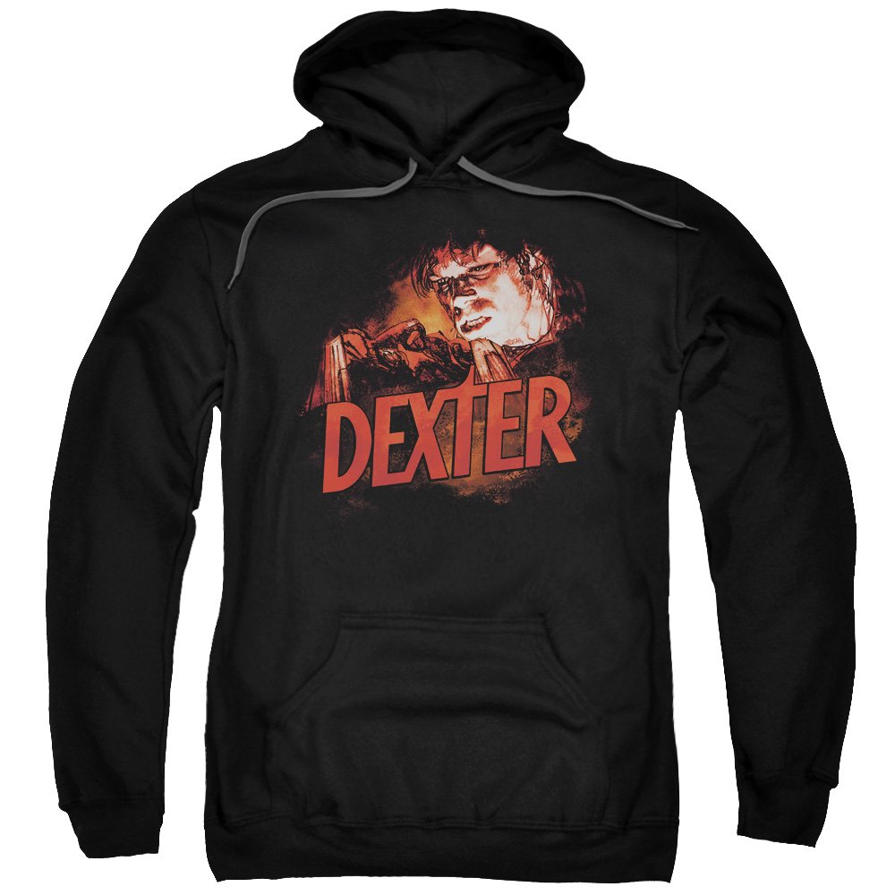 Dexter Drawing Unisex Pullover Hoodie for Men & Women - Cozy Casual Wear for Everyday, Gym & Outdoor Activities