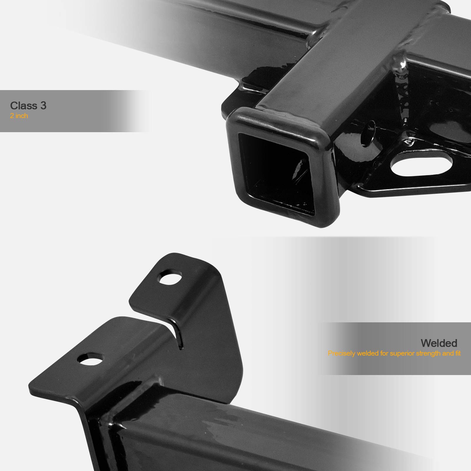 1997-2006 Jeep Wrangler TJ Class 3 Trailer Tow Hitch Receiver 2