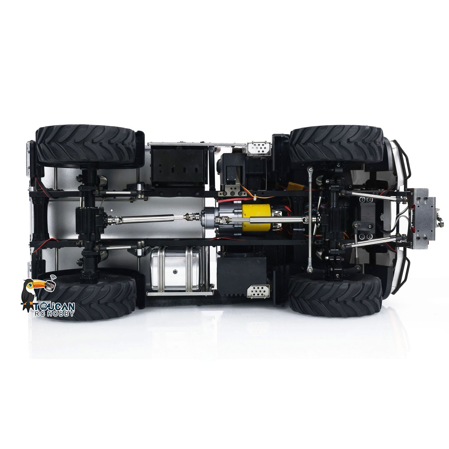 1:10 Scale 4WD U423 4X4 RC Rock Crawler Off-Road Remote Control Car - FlySky I6S Radio, PNP Ready, Assembled & Painted - Perfect for Hobbyists, Backyard Crawling & Trail Adventures