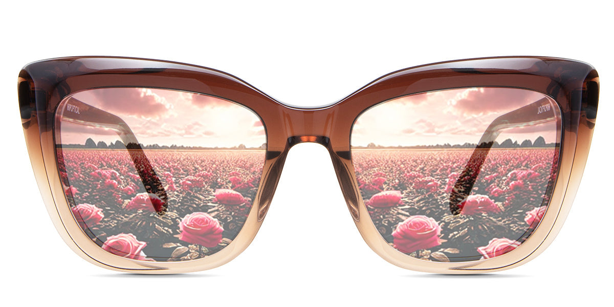 Lesa Women's Prescription Tinted Glasses - Stylish Reading & Fashion Eyewear for Work, Driving, and Daily Use