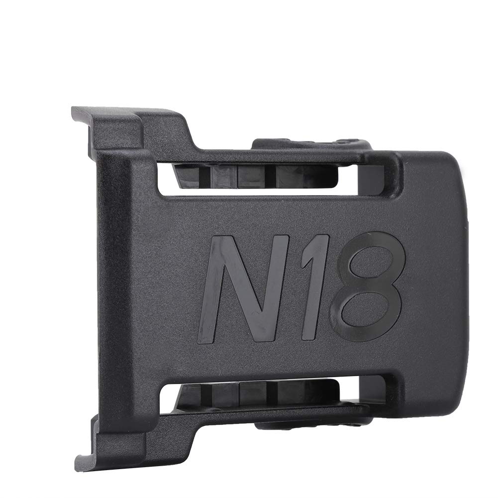 Milwaukee 18V Battery Holder Mount - Under Shelf Adapter Bracket for Milwaukee 18V Batteries (5 Pack) - Perfect for Workshop Organization & Power Tool Storage