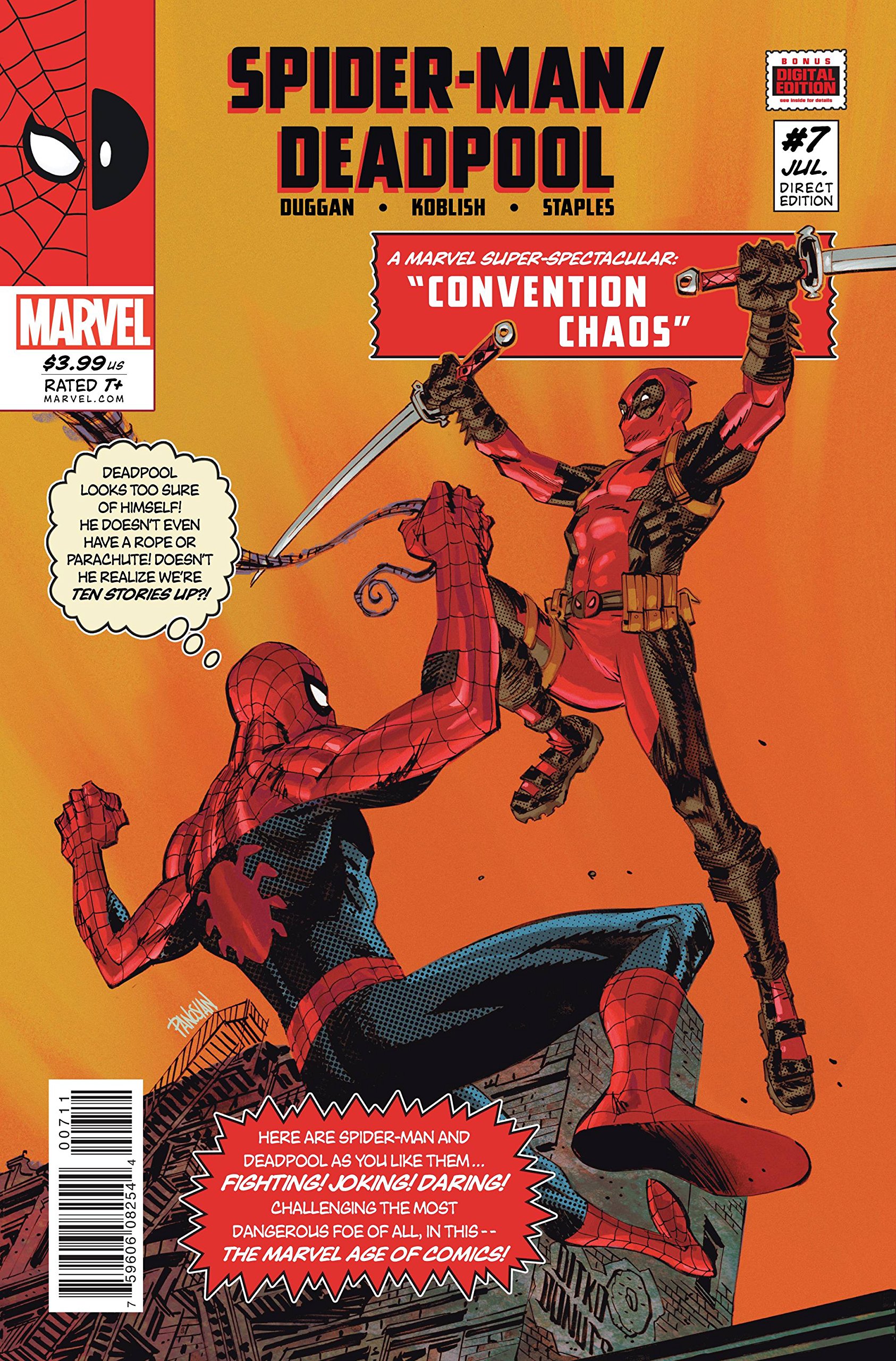 Spider-Man / Deadpool #7 Comic Book - Marvel Superhero Action & Humor | Perfect for Collectors & Fans | Read at Home, Gifts for Comic Lovers
