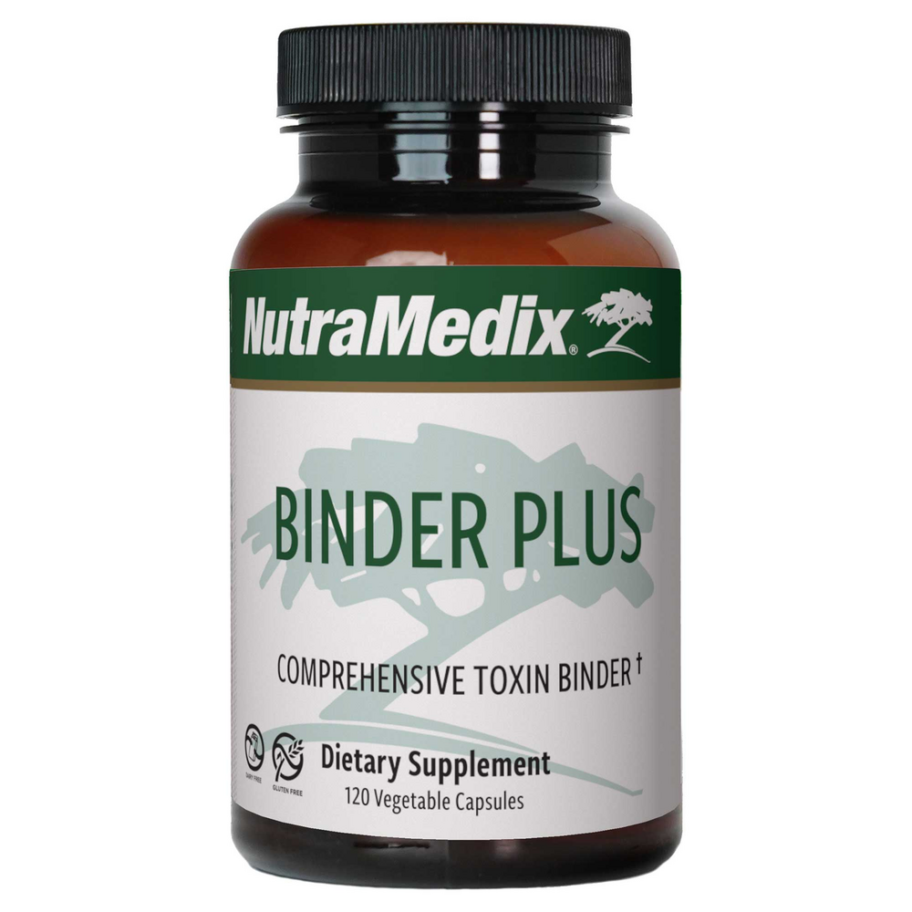 Nutramedix Binder Plus Supplement - Natural Toxin Binder & Heavy Metal Detox Support for Gut Health | Perfect for Daily Detox & Wellness Routine