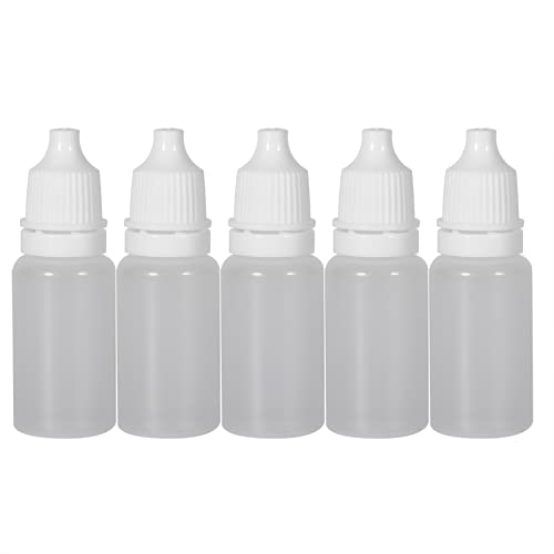 AK Homes Plastic Eye Dropper - Squeezable Essential Oil Dropper Bottle for Eye Care, Cosmetics & Aromatherapy | Perfect for Essential Oils, Eye Drops & Liquid Cosmetics