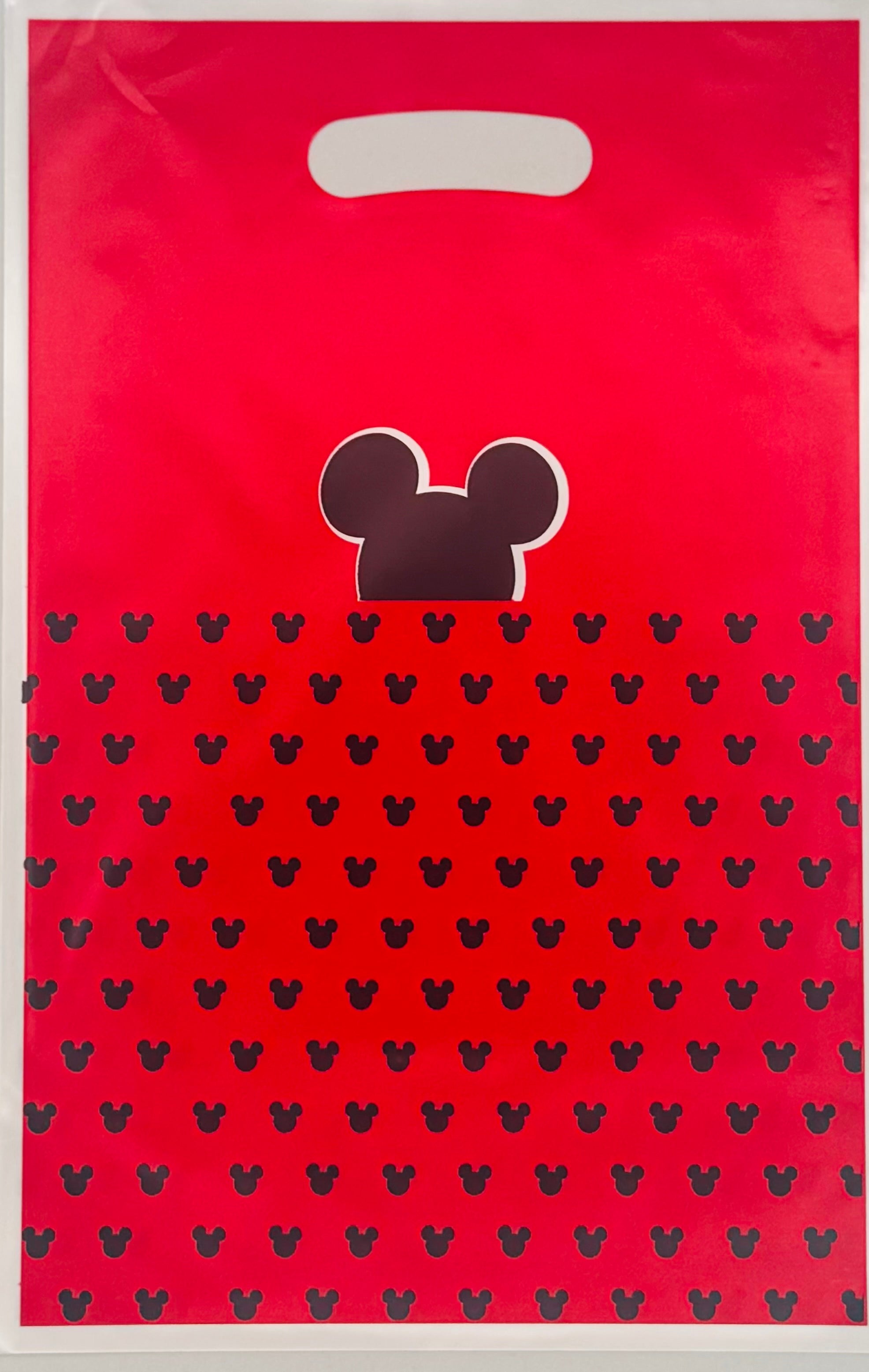 Mickey Mouse Cellophane Gift Bags - 30 Pack Large Clear Plastic Bags for Party Favors, Candy, Gifts & Treats - Perfect for Birthdays, Baby Showers & Holidays