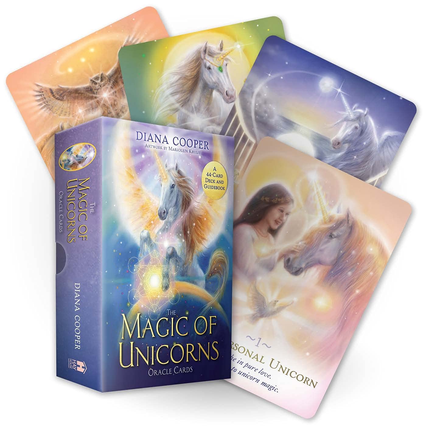 Magic of Unicorns Oracle Cards - 78-Card Deck for Divination, Spiritual Guidance & Self-Discovery | Perfect for Tarot Readers, Meditation & Gift Giving