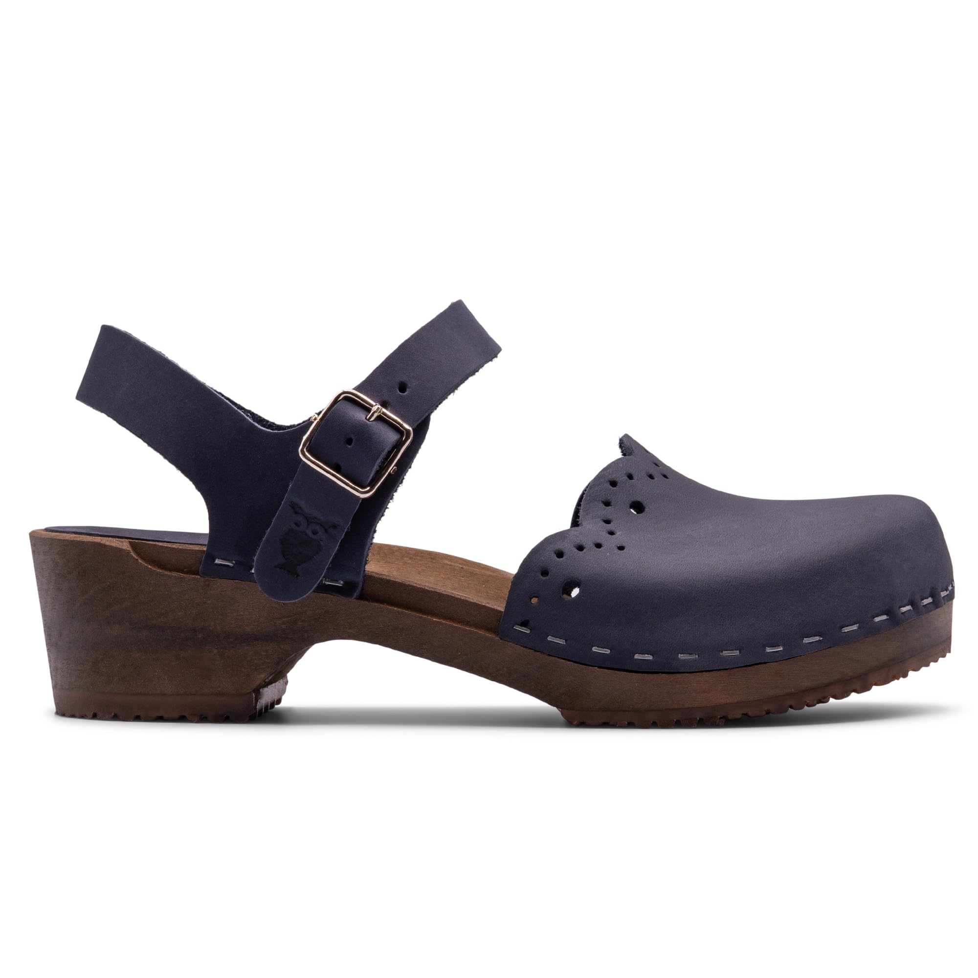 Sandgrens Handmade Swedish Wooden Clogs for Women - Comfortable Low Heel Sandals | Milan Style | Perfect for Gardening, Casual Walks & Summer Outfits