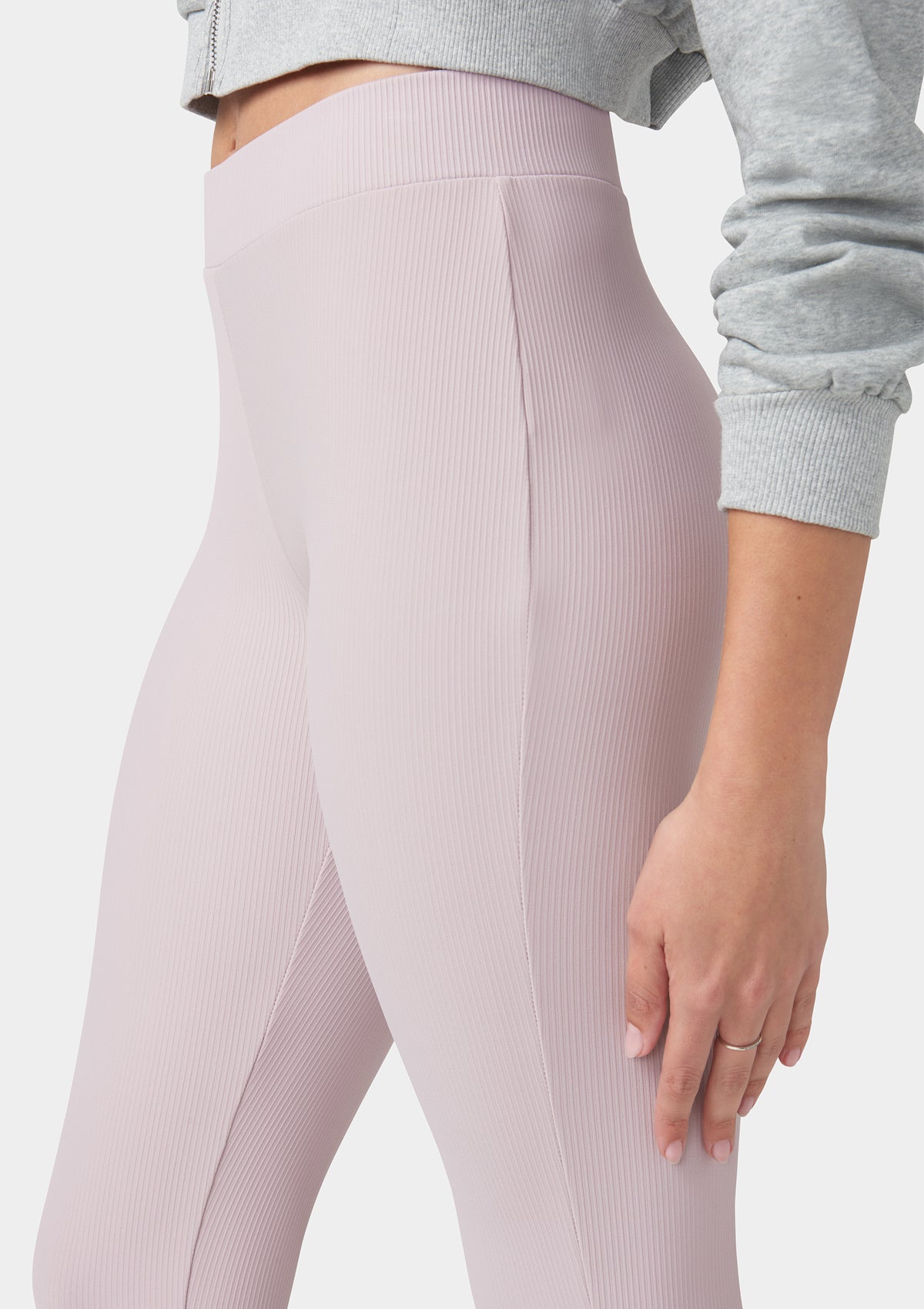 Tall Bronx Ribbed Leggings for Women - High Waist Stretchy Yoga Pants - Perfect for Workouts, Running & Casual Wear
