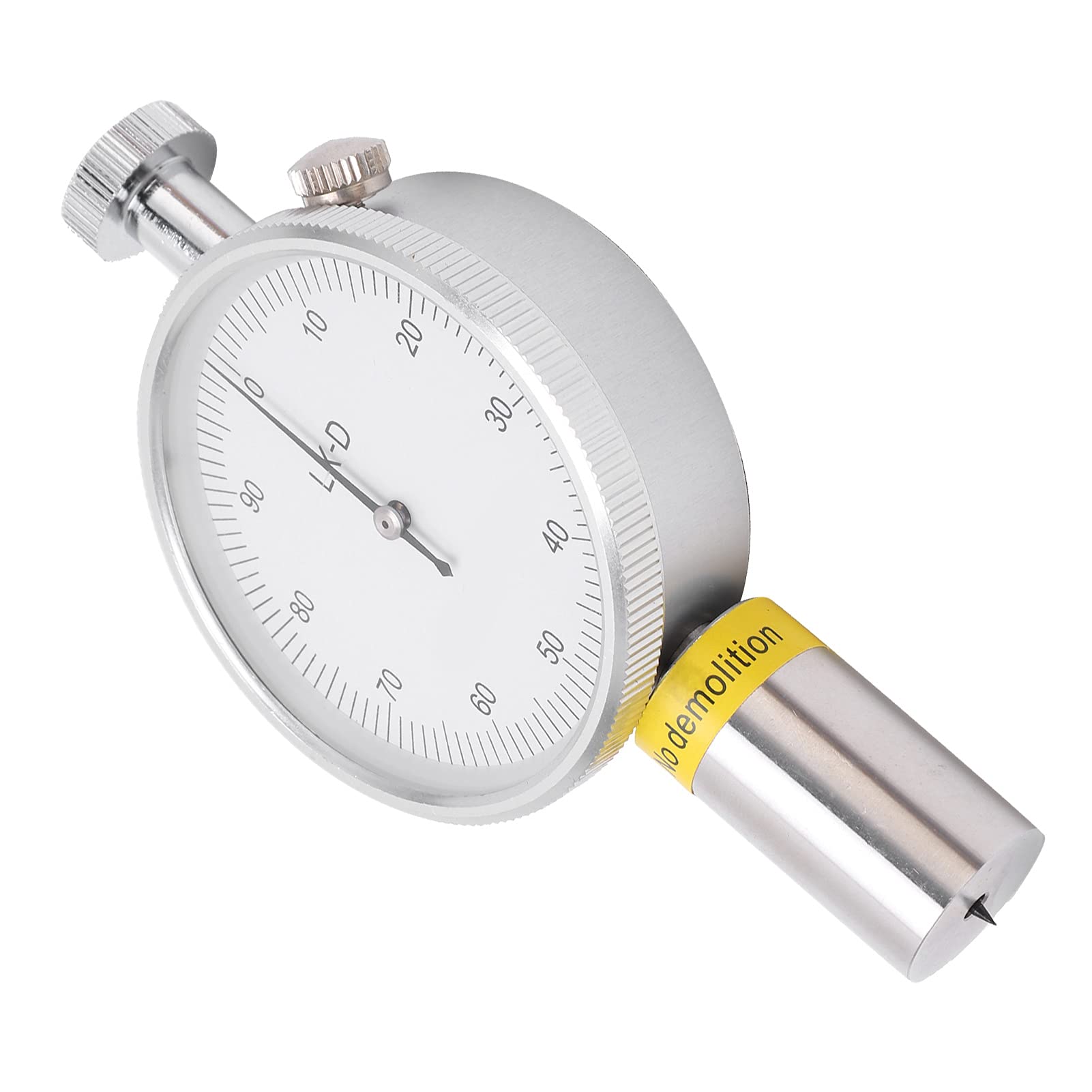 LX-D-1 Shore Hardness Tester 0N-44.5N - Portable Durometer for Glass, Plastic & Rubber - Dial Indicator Hardness Measuring Gauge - Perfect for Quality Control in Manufacturing & Material Testing Labs