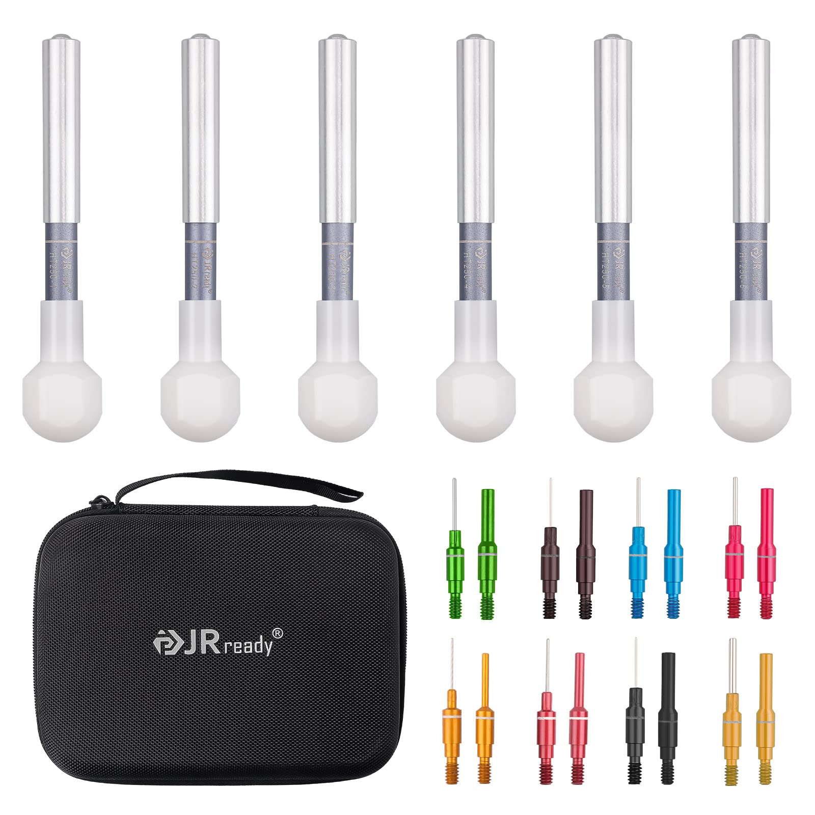 JRready ST5239-HT250 Portable Connector Inspection Tool Kit - Automotive Contact Retention Dynamometer & Removable Electrical System Tester Set for Wiring Harness, ECU Diagnostics (Ideal for Mechanics & DIY Auto Repair)