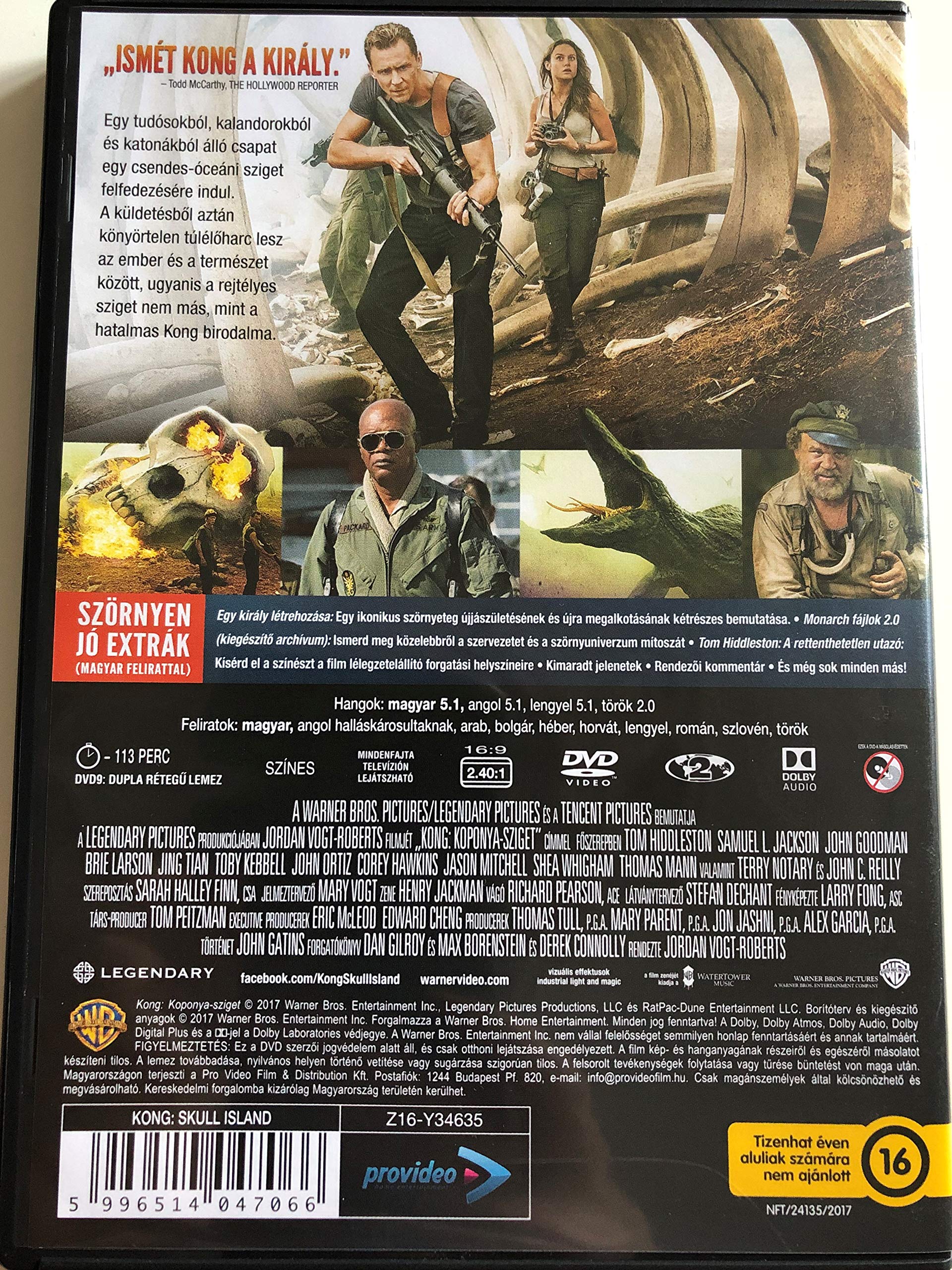 Kong Skull Island Blu-ray DVD - Action Adventure Movie with Tom Hiddleston & Brie Larson - Perfect for Movie Nights & Collector's Edition