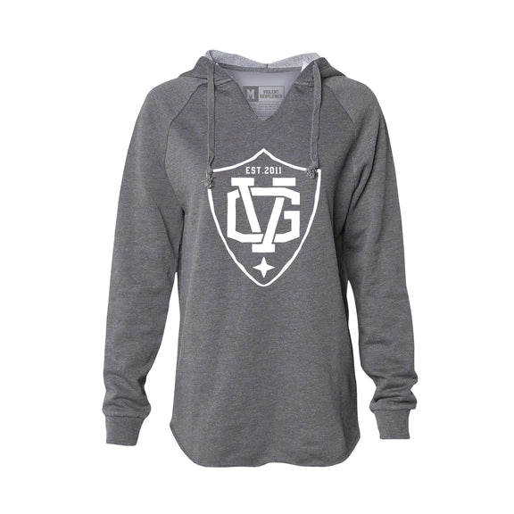 Violent Gentlemen Davis Women's Pullover Hoodie - Cozy Fleece Sweatshirt for Casual Wear, Gym & Outdoor Activities