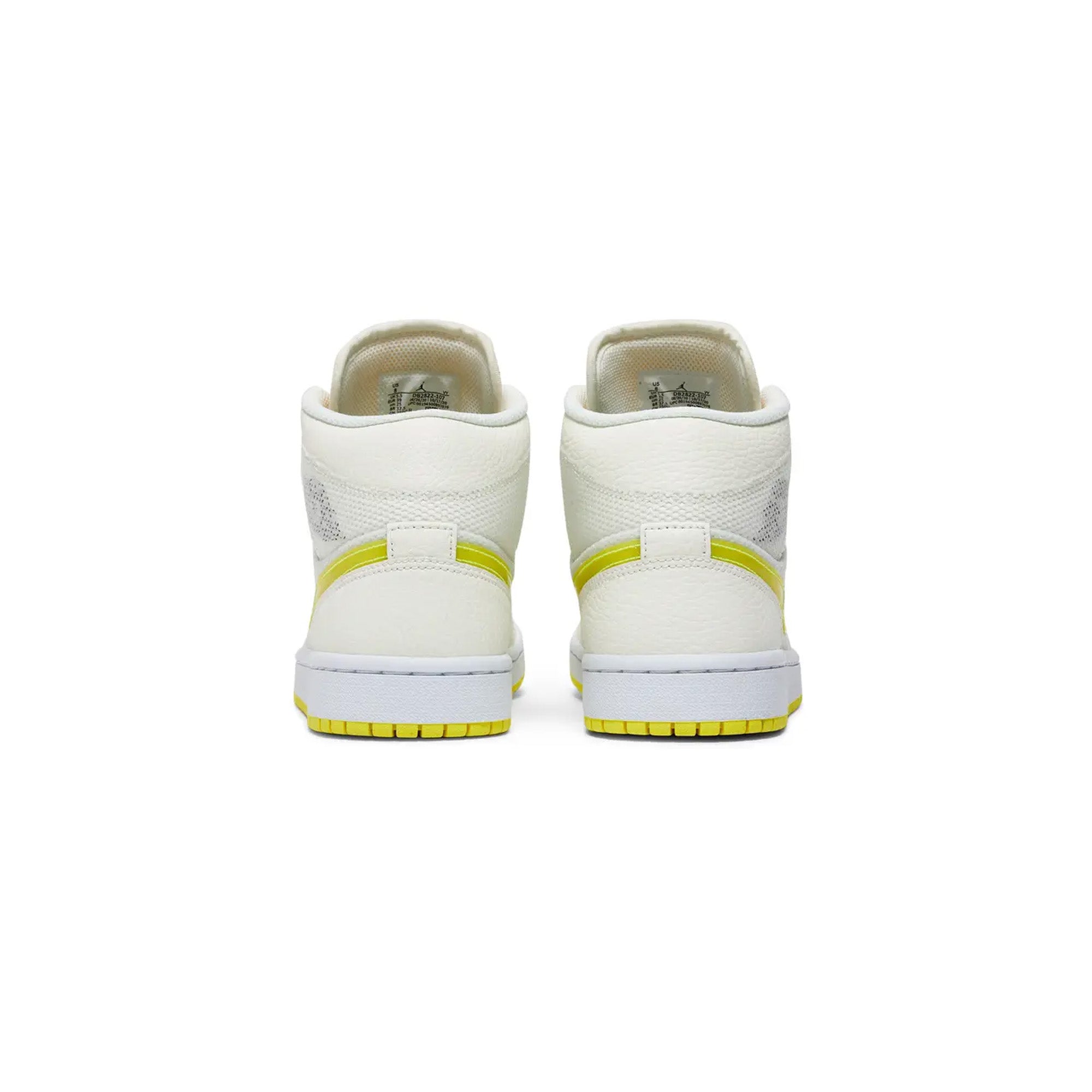 Air Jordan 1 Mid SE 'Voltage Yellow' Women's Basketball Shoes (2021) - Stylish Sneakers for Streetwear, Gym & Casual Wear