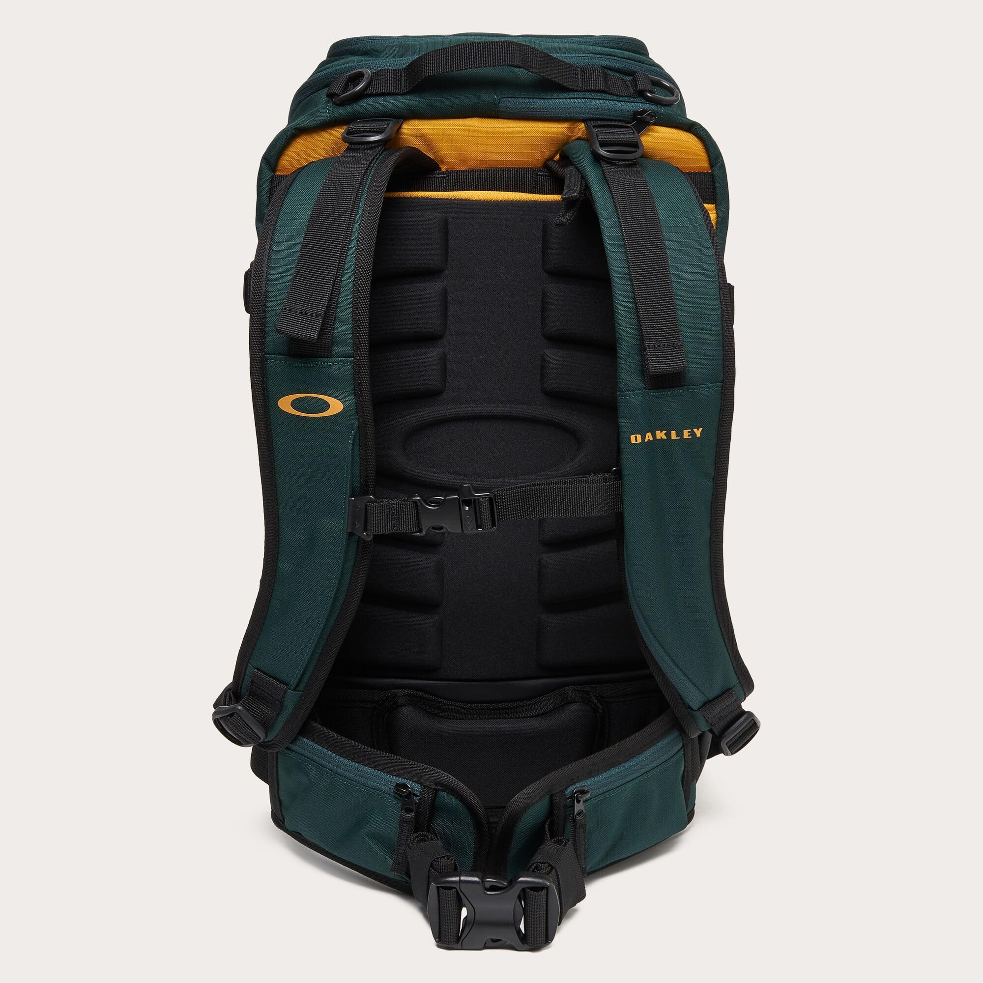 Oakley Peak RC 25L Backpack - Durable Hiking & Travel Backpack with Helmet Holder, Water-Resistant, Hunter Green - Perfect for Outdoor Adventures, Cycling & Commuting