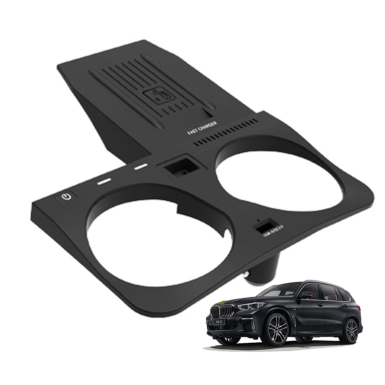 ElecHavk 2022 Upgraded Wireless Car Charger for BMW X5 X6 X5M X6M X7 (2020-2022 Models) - Qi Fast Charging Pad, F85 F86 Center Console Accessory | Perfect for Road Trips & Daily Commutes