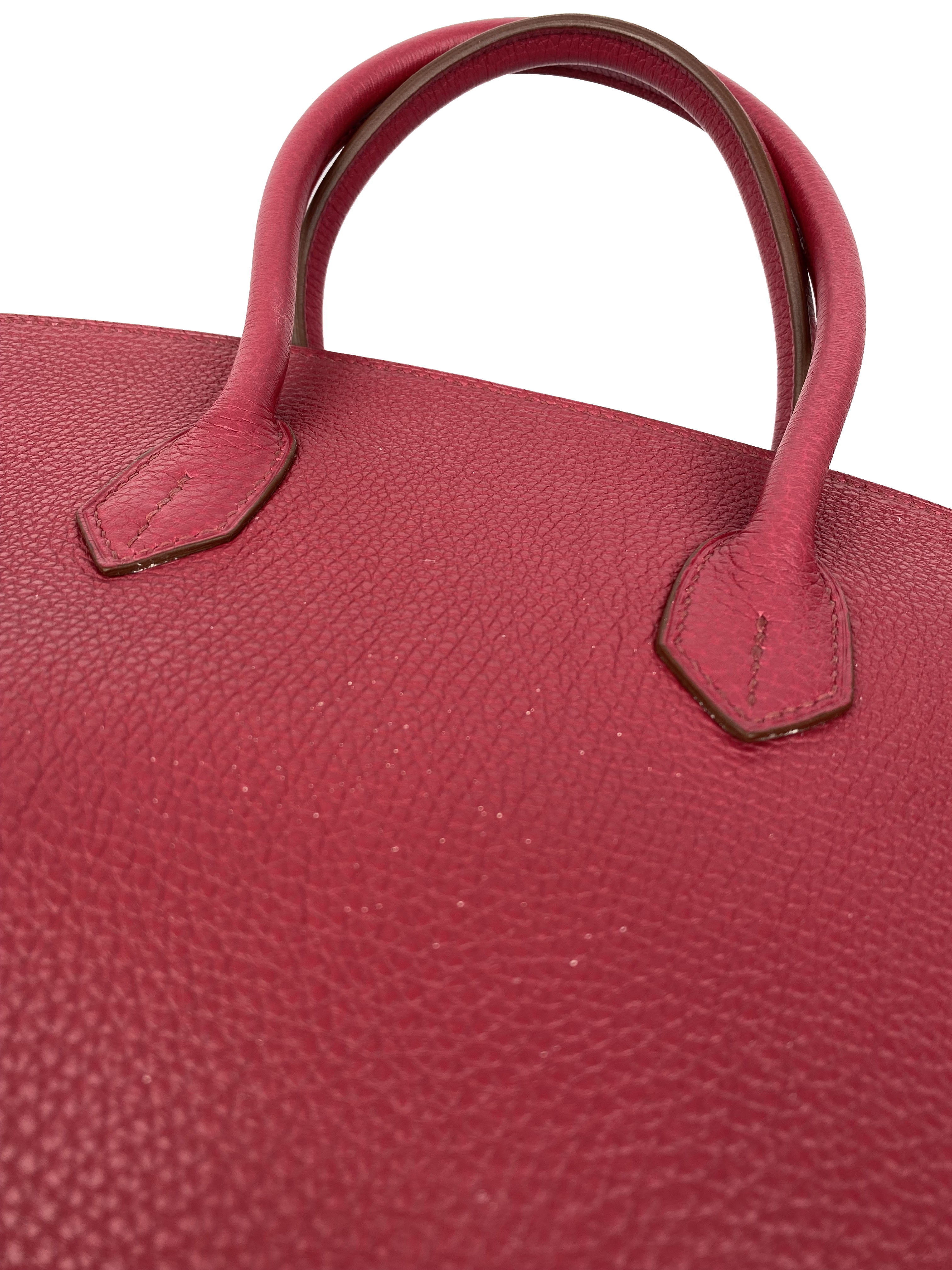 Authentic Hermes Tosca Birkin 35 Bag Palladium Hardware - Luxury Designer Handbag for Women, Perfect for Work, Travel & Special Occasions