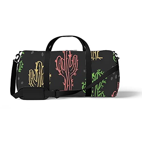 Cute Hand Drawn Colorful Cactuses