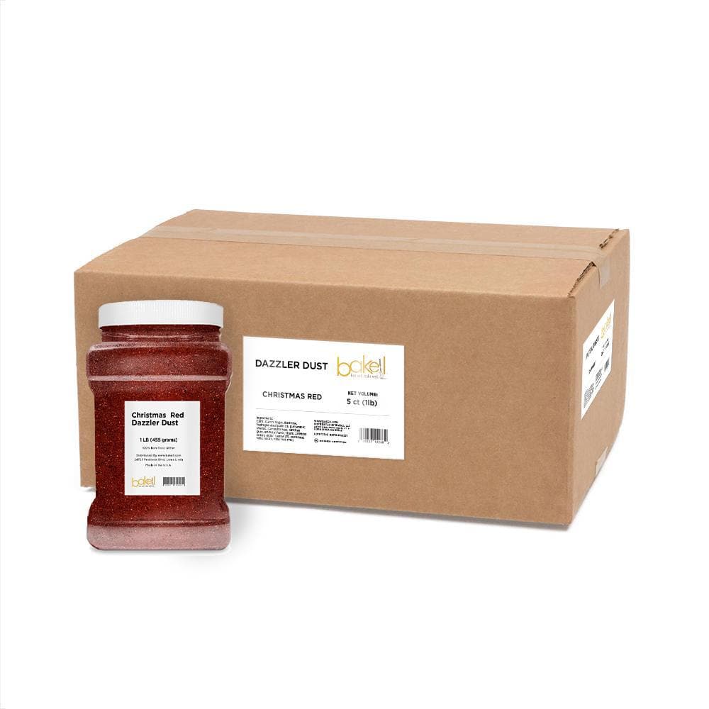 Christmas Red Dazzler Dust® - Bulk Glitter for Holiday Crafts, DIY Decorations & Festive Party Supplies