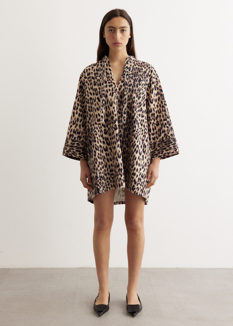 Brown Leopard Print Abi Dress - Elegant Women's Casual & Party Wear for Fall & Winter | Perfect for Office, Date Night & Holiday Outfits
