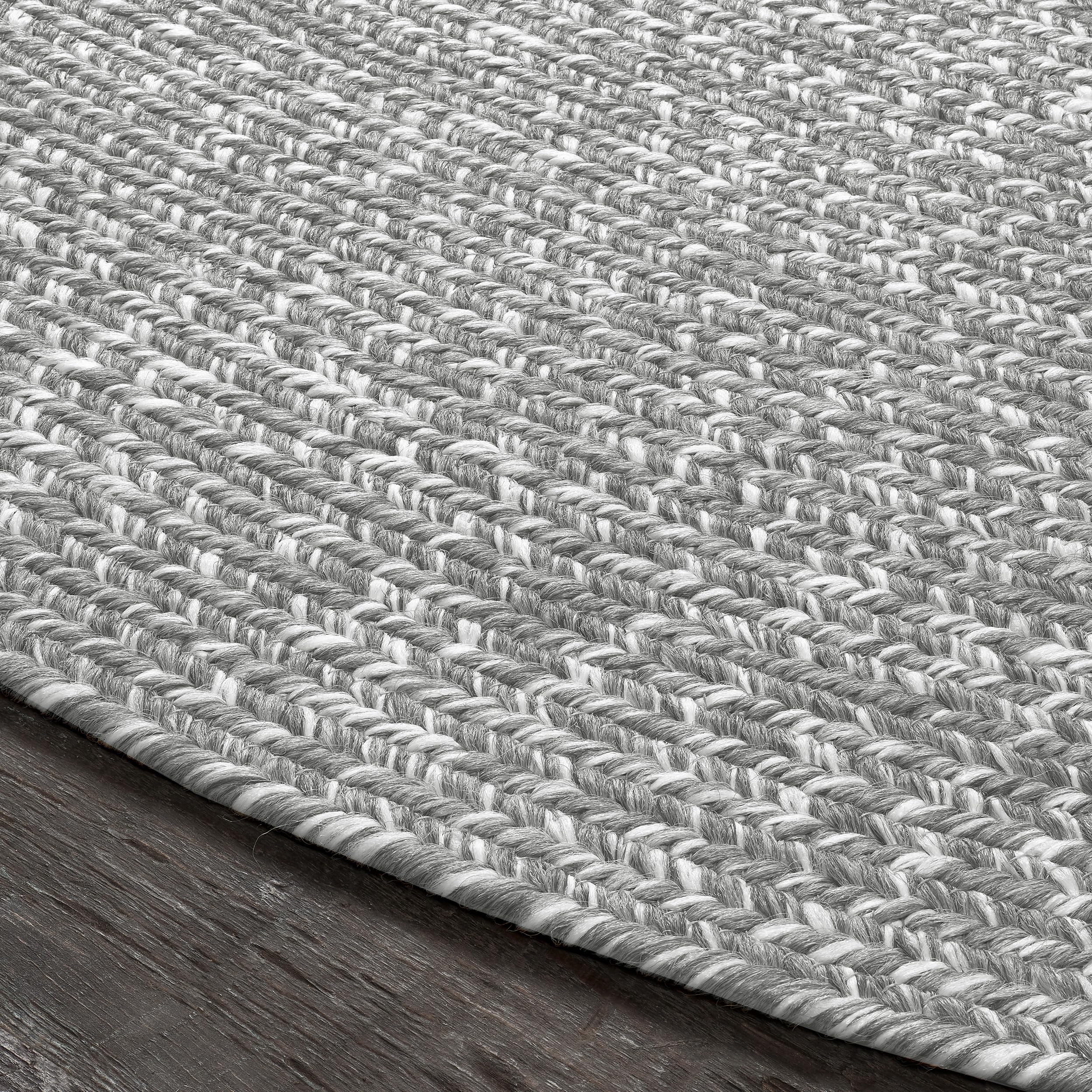 Premium Reversible Braided Jute Rug 8'x10' - Washable Indoor/Outdoor Area Rug for Living Room, Bedroom, Office | Eco-Friendly Home Decor for Cozy Spaces & High Traffic Areas