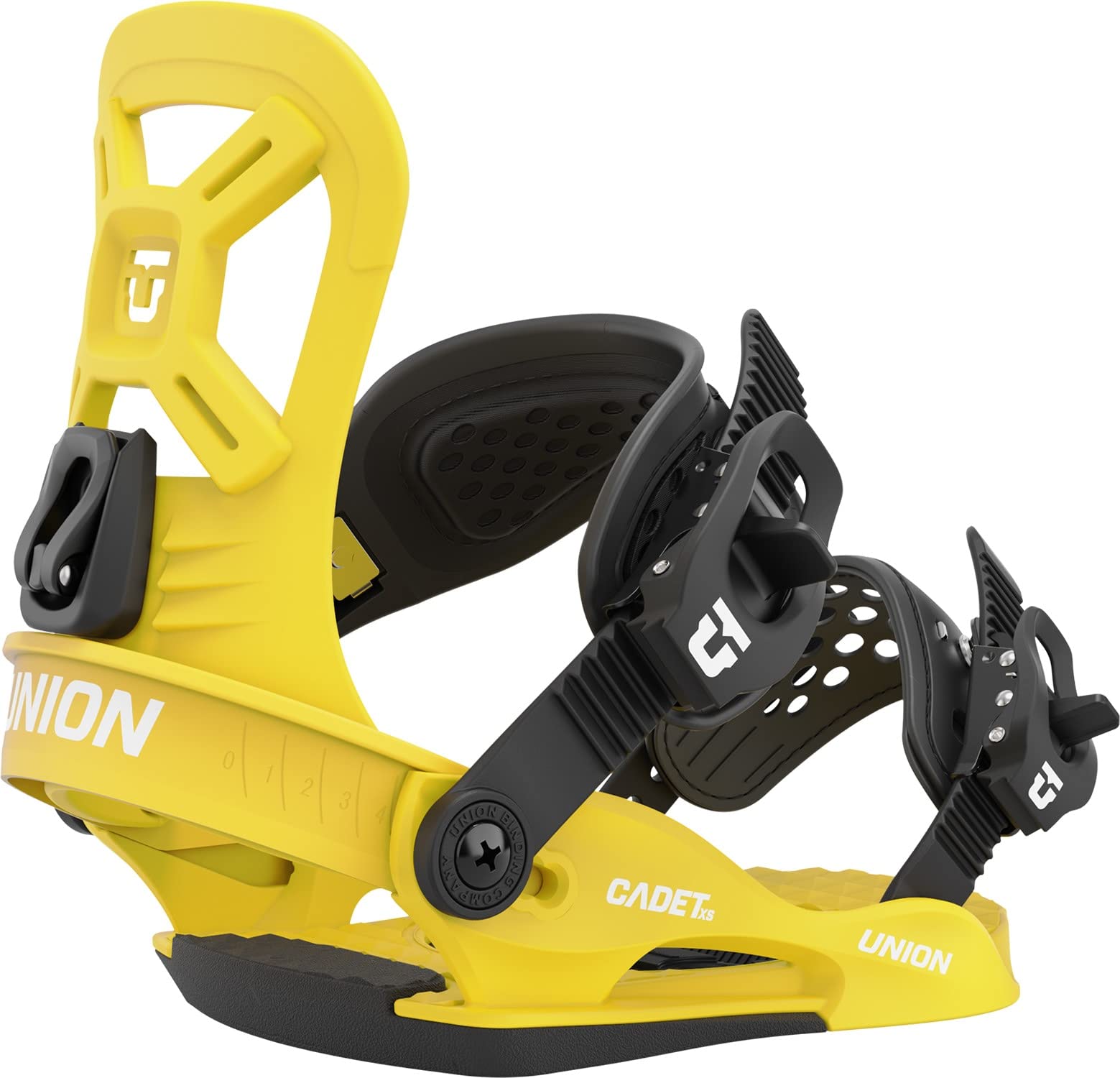 Union Cadet XS Kids Snowboard Bindings - Adjustable & Lightweight for Young Riders | Perfect for Beginner Snowboarders & Mountain Adventures