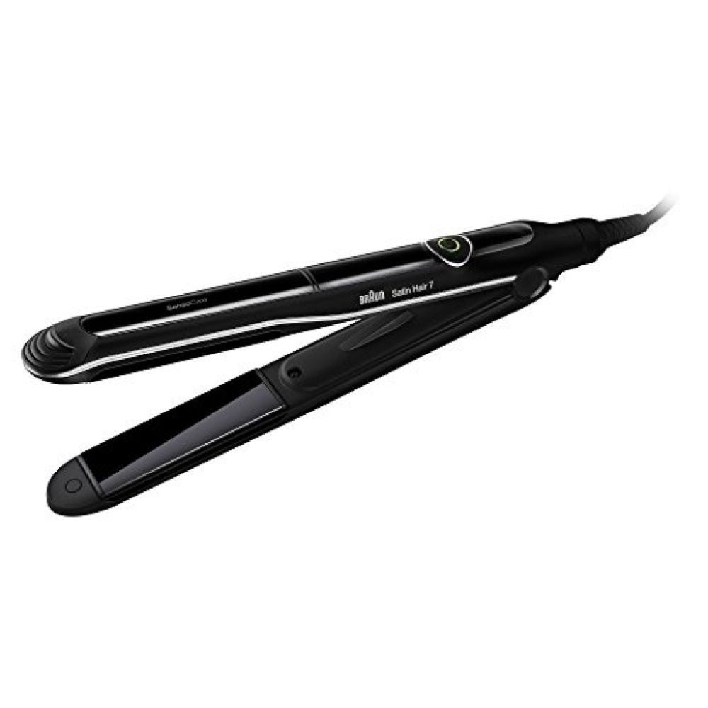 Braun Satin Hair Sensocare Hair Straightener - Professional Ionic Ceramic Flat Iron for Smooth & Shiny Hair - Perfect for Home Use, Travel & Salon Styling