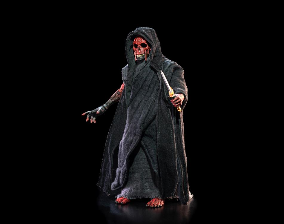 Mythic Legions 1/12 Scale 6-Inch Action Figure - The Masque of Red Death Black Robe Version by Four Horsemen Studios | Collectible Articulated Fantasy Figure for Display & Role-Playing Scenes