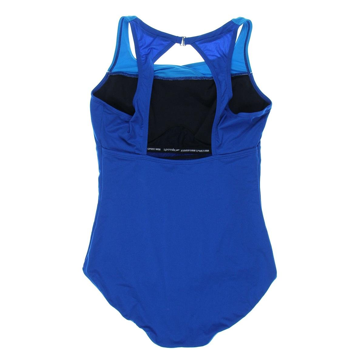 Speedo Women's High Neck One Piece Swimsuit - Athletic Swimwear for Lap Swimming, Water Aerobics & Pool Workouts