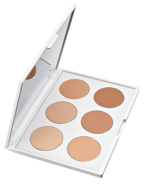 Yaby Powder Foundation Palette - Matte & Shimmer Makeup Kit for Flawless Coverage | Perfect for Everyday Wear, Professional Makeup & Photo Shoots