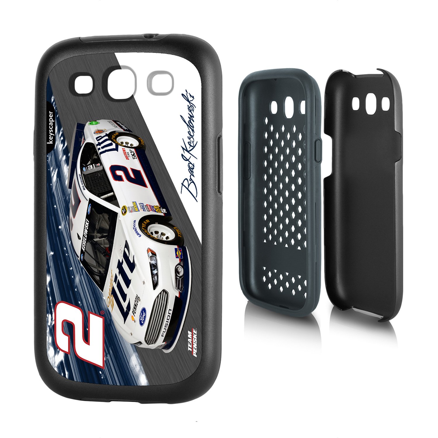 Keyscaper Samsung Galaxy S5 Case - Brad Keselowski 02MILZ for Racing Fans