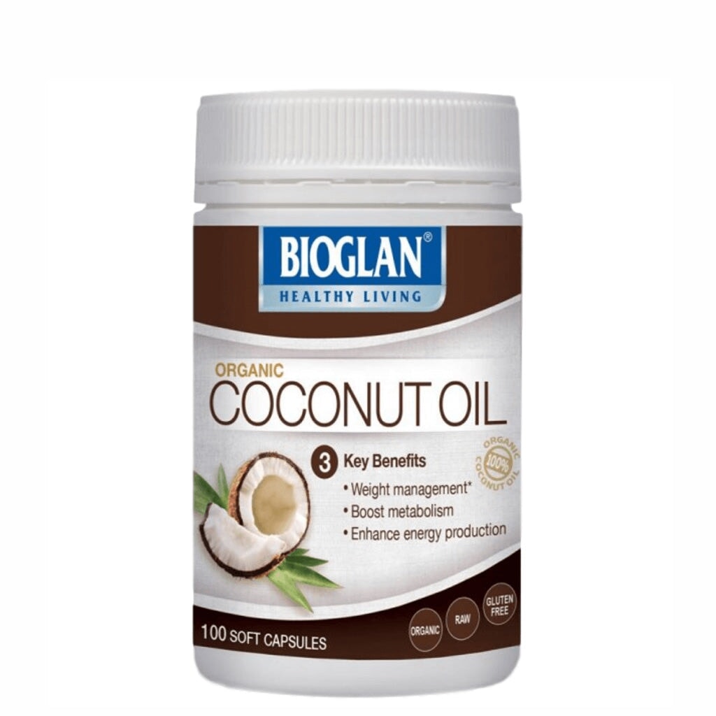 Bioglan Organic Coconut Oil - Cold Pressed, Unrefined, 16oz for Cooking, Skin & Hair Care - Perfect for Baking, Moisturizing & DIY Beauty Recipes