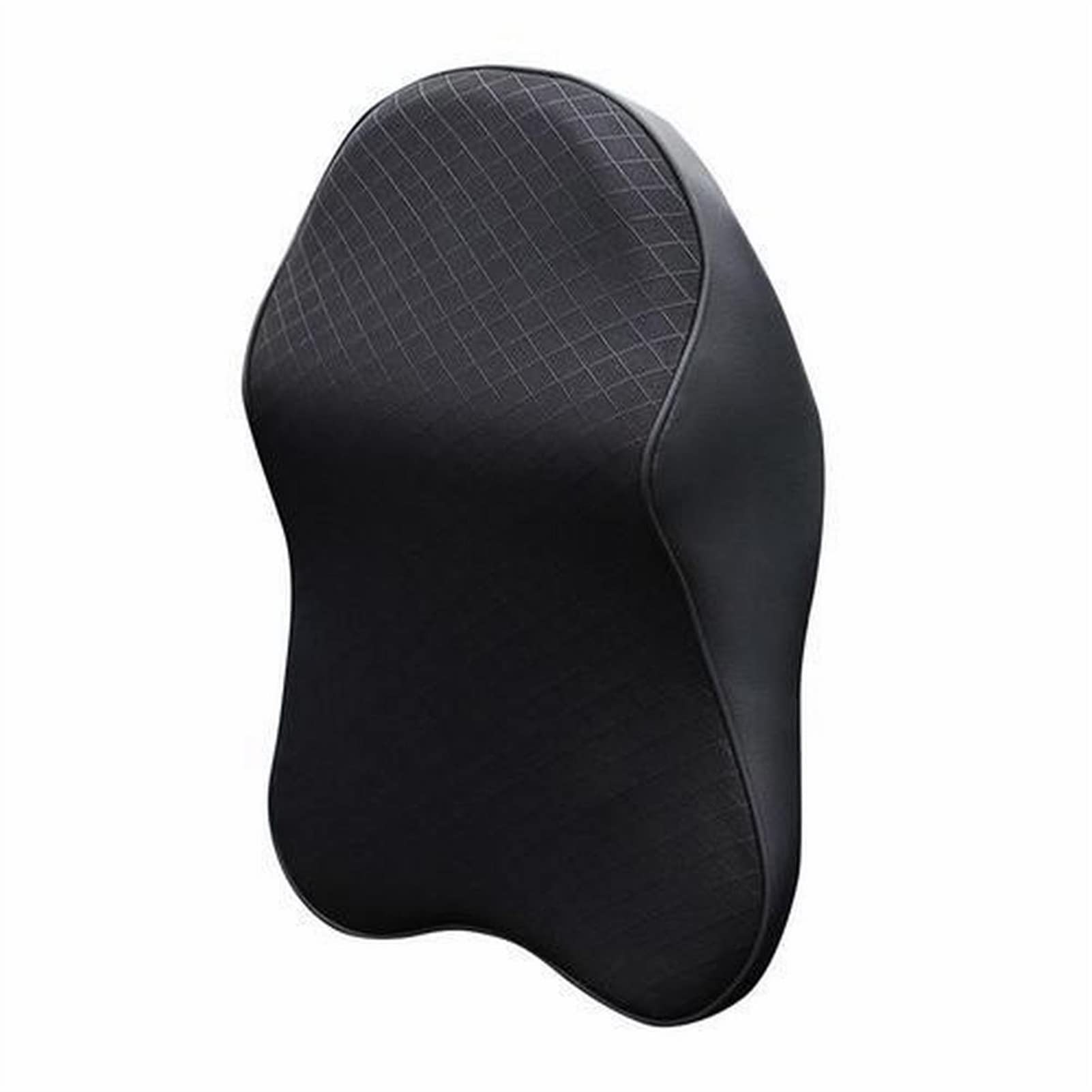 3D Memory Foam Car Neck Pillow - Adjustable Auto Headrest Support for Travel & Commuting - Ergonomic Neck Cushion Holder for Cars, Office & Airplane Seats (Size D) - Relieves Neck Pain During Long Drives & Flights