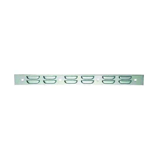 Fortpro 2 X 24 Mud Flap with Chrome Top Plate & Bolt-Through Studs - Heavy Duty Truck Mud Guards for Semi Trucks & Trailers (Model F247598) | Perfect for Off-Road Protection & Highway Driving