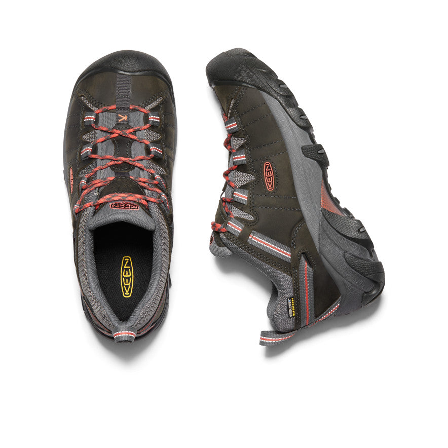 Women's KEEN Targhee II Waterproof Hiking Boots - Magnet/Coral | All-Terrain Outdoor Shoes for Trail Running, Camping & Backpacking