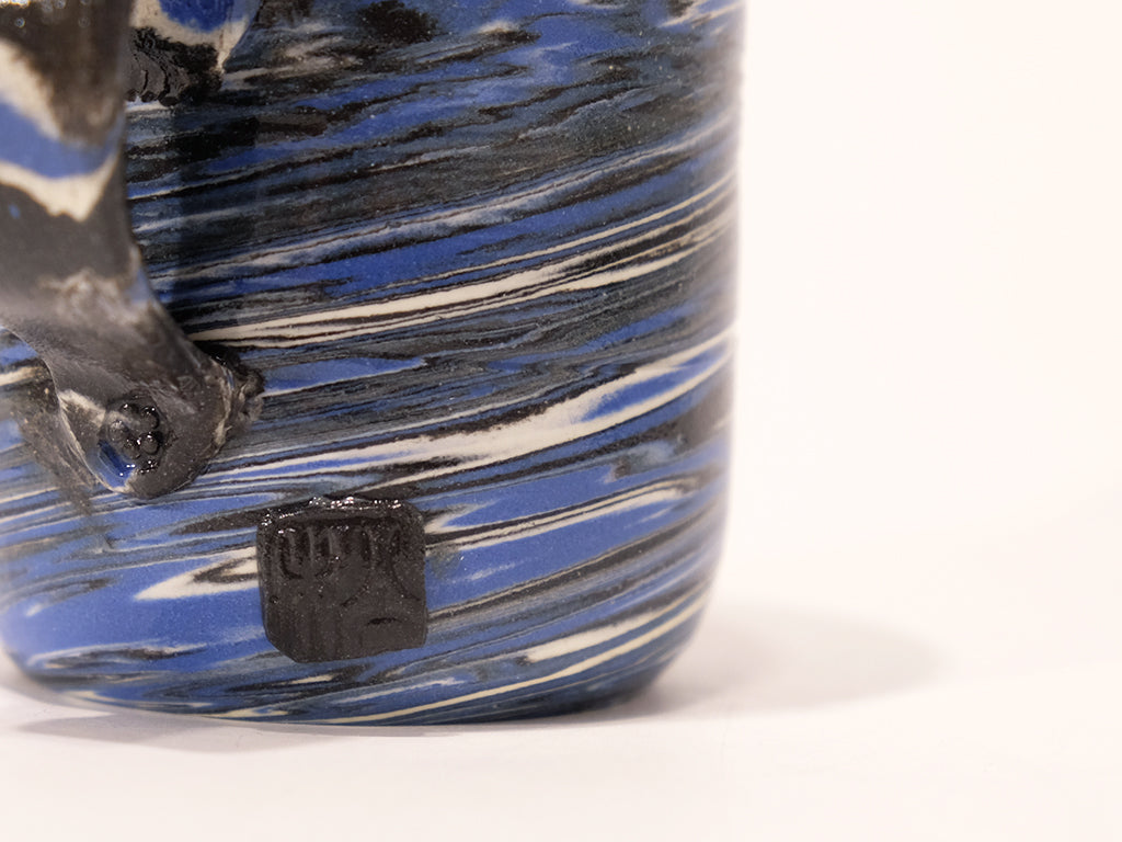 Masafumi Kawamatsu Marble Kneaded Mug - Handcrafted Ceramic Coffee Cup with Unique Marble Texture | Perfect for Home, Office & Gift Giving