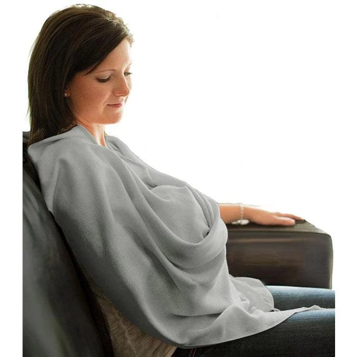 Jolly Jumper Pashmina Nursing Cover - Soft Breastfeeding Scarf & Shawl for Discreet Nursing in Public, Travel, and Outdoor Activities