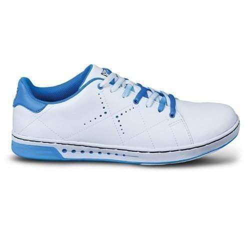 KR Strikeforce Women's Gem White & Blue Bowling Shoes - Lightweight & Comfortable for League Play & Casual Bowling