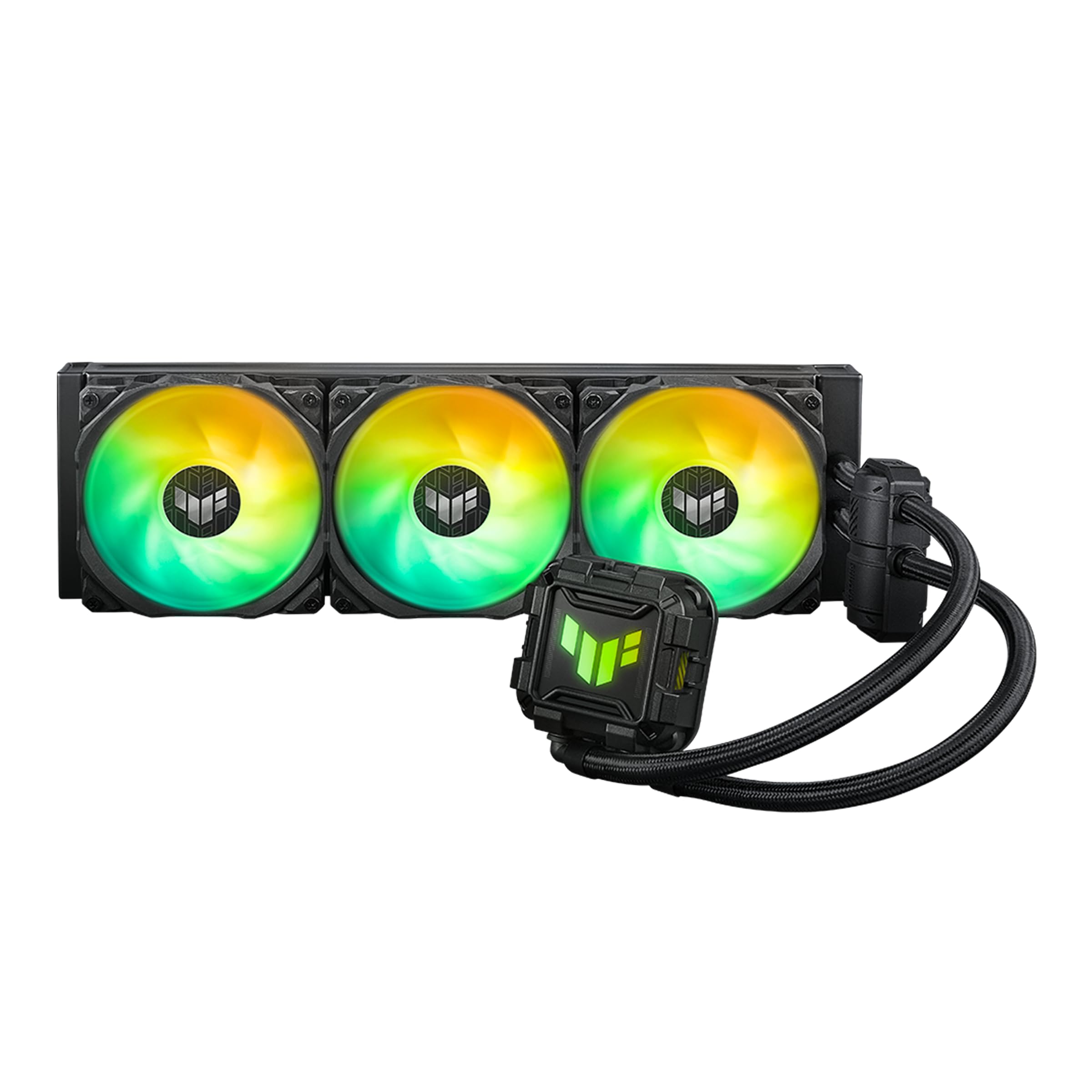 ASUS TUF Gaming LC II 360 ARGB AIO Liquid CPU Cooler - 3X 120mm ARGB Radiator Fans, Aura Sync RGB Lighting, Reinforced Tubing, 6-Year Warranty | Compatible with Intel & AMD CPUs | Perfect for Gaming PC Builds & High-Performance Workstations