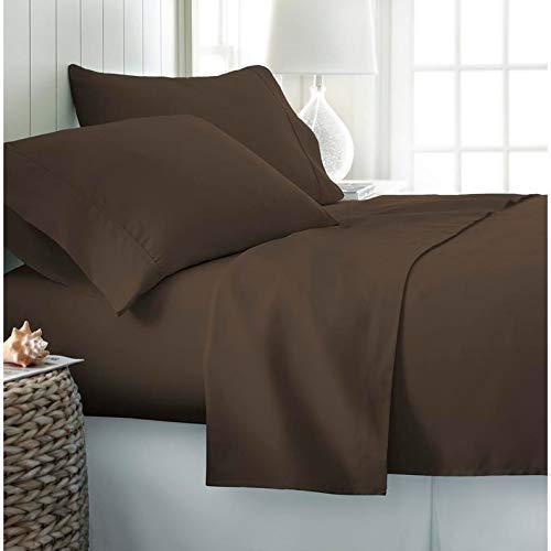 Luxury 800 Thread Count 100% Egyptian Cotton California King Sheets Set - 4-Piece Sateen Weave Bedding with 18