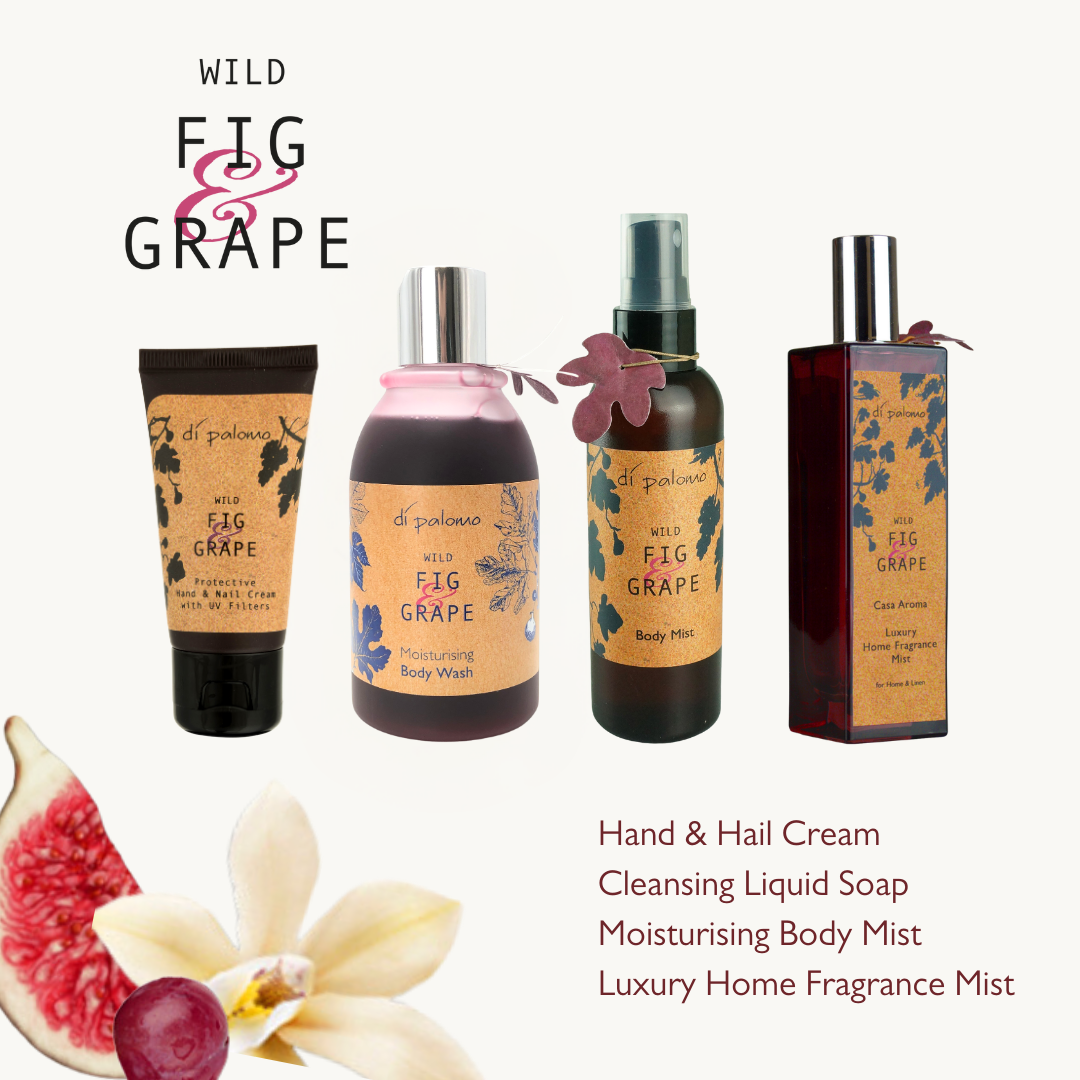 Di Palomo Wild Fig & Grape Scented Body Wash - 8.1oz/240ml - Luxury Moisturizing Shower Gel for Men & Women - Perfect for Daily Use, Spa Days & Gift Giving