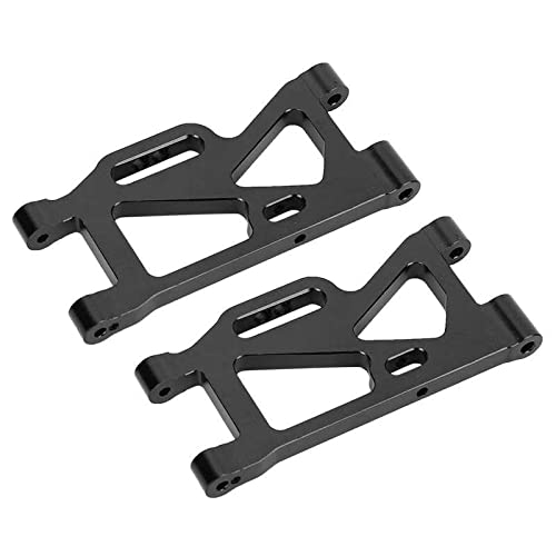 1/14 Scale Black Aluminium Alloy RC Car Rear Suspension Arm Replacement Part for RC Trucks, Crawlers, and Off-Road Vehicles - Durable Rear Swing Arm for Enhanced Performance