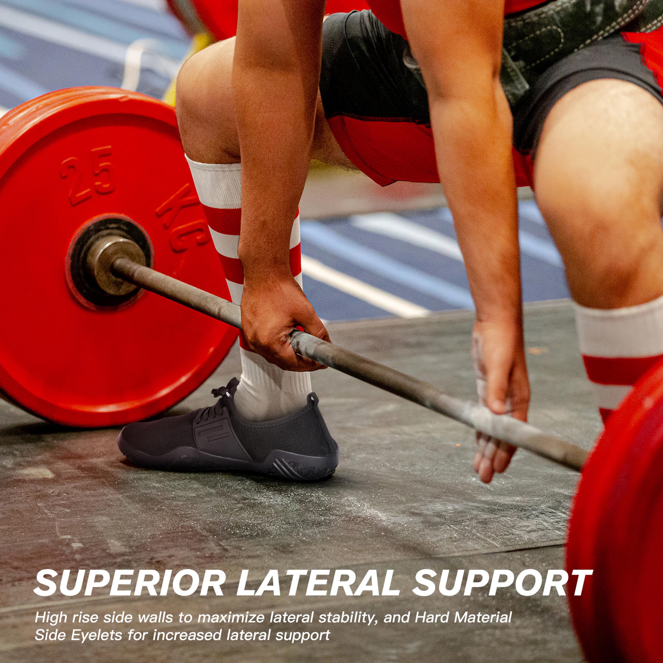 **Men's & Women's Barefoot Weightlifting Shoes - Minimalist Deadlift & Workout Sneakers for CrossFit, Squat, Boxing - Non-Slip Flat Sole for Gym Training & Fitness**    *(Perfect for weightlifting, deadlifts, CrossFit workouts, gym training, and martial arts – lightweight & flexible for natural movement.)*