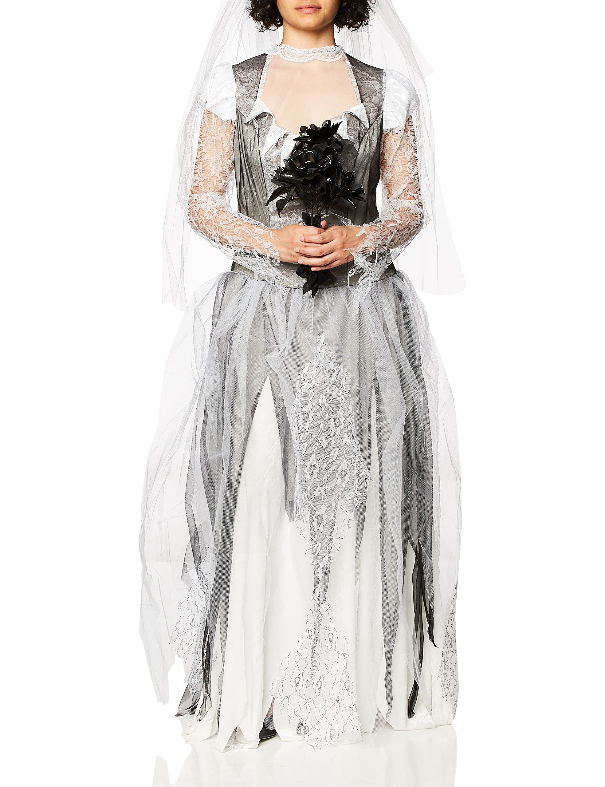 Dead Bride Halloween Costume - Gothic Wedding Dress for Women - Perfect for Halloween Parties, Cosplay & Themed Events
